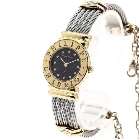 PHILIPPE CHARRIOL Saint Tropez 7007901 black Dial Quartz Ladies Watch_897287 - Picture 2 of 6